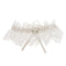 Wedding Party Pearls Bowknot Lace Flower Garter Thigh Ring Party Accessories