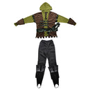 Mens Robin Hood Archer Costume Halloween Fancy Dress Forest Hero Cosplay Party Outfit Green XL