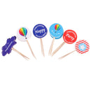 24 Piece Lovely Cupcake Picks Cake Topper Wedding Birthday Baby Shower Party Supplies