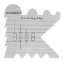 Metal Cutting Edge Ruler Template for Cutting Sealing Ribbons DIY Quilting Patchwork Crafts
