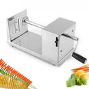 Manual Stainless Steel Twisted Potato Slicer Spiral French Fry Vegetable Cutter
