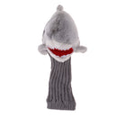 Novelty Headcovers Shark Neck Golf Head Covers Wood Club Cover for Driver Fairway Hybrid