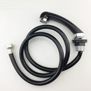 Universal 1/2'' Width Faucet Tube Plumbing Pipe, High Density, No Leak,Black, Pipe Fittings
