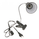 Flexible Reptile Lamp Holder E27 Light Bulb Table Lamp Holder EU Plug Black