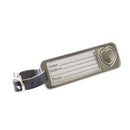 Silver Metal Love Heart Luggage Tag Wedding Bomboniere Party Gift Favors