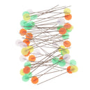 50 Pieces/Lot 4cm Boxed Sewing Accessories Patchwork Pins Straight Pins Flower Flat Head Pins Needle Craft DIY Tools