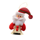 Novelty Christmas Bells Hanging Christmas Tree Decorations Cute Santa Cluas