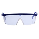 Safety Glasses with Clear Anti-scratchy Wrap-Around Lenses and No-Slip Grips,UV Adjustable Workplace Clear Protective Glasses