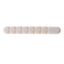Cable Winder Earphone Cord Organizer Wire Storage Silicon Charge Holder Clip White