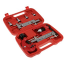 8 Piece Flaring Swaging Tool Tube Cutter in Portable Case for Soft Copper Brass Tubing Steel Brake