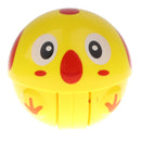 Cute Inertia Nodding Tumbler Animal Doll Toy Sliding Ring Bell Ball Crawling Early Educational - Chicken