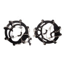 Set Of Women High Strength Steel Spike Chain System Durable Crampons With Carry Bag Black EU Size 35-38