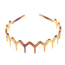 Fashion Zigzag Hair Band Headband Toothed Headband Ladies Men's Headpiece
