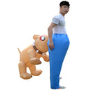 Funny Dog Bite Ass Inflatable Adult Costume Halloween Birthday Fancy Dress 1.1m
