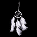 Indian Style Dreamcatcher with Feather Bead Handmade Birthday Christmas Gift Wall Hanging Decoration White