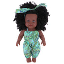 Black Skin Girl Dolls Fashion African American Doll Lifelike 12 inch Baby Play Dolls For Kids Perfect Gift