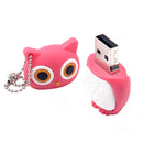 Cute Owl USB Flash Drive Pendrive Memory Sticks Storage for Laptop Pink 64 GB