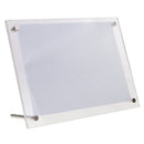 7inch Clear Acrylic Picture Photo Frame with Screws Set Desktop Display Stand Home Decoration DIY 17.8x12.5x0.7cm
