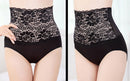 Women Girls Fashionable Lace Pattern Charms Underpants High Waist Underwear Under Clothing Accessory Black