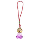 Charm Empty Glass Perfume Bottle Pendant for Car Hanging Decor Rose Flower