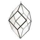 Rhombus Shape Hanging Glass Geometric Terrarium Box Succulent Air plant Case