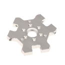 M4 Aluminum Fisheye Effector Hammock Plate Mount 4mm for 3D Printer