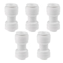 5Pieces Tube Ball Valve Quick Connect Fitting 1/4-Inch 3/8inch Push in Connector Valve Start RO Water System