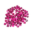 Steel Pyramid Studs Rivets Spot Spikes Jackets Jeans Belts Handbags Shoes DIY Craft Supplies Hot Pink Pack OF 100PCS 9 x 9 x 7mm