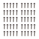 Pack of 50 Universal Iron Guitar Tremolo Bridge Saddle Mounting Screws 17 x 3mm
