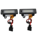 2 Piece LED License Plate Lamp Assembly for VW Sagitar Golf Sharan Cars