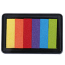 Fashion Ink Pad Korea Stationery DIY Craft for Paper Fabric Wood Colorful Rainbow 5
