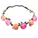 38 cm Baby Girls Kids Toddler Bow Hairband Headband Adjustable Flower Head Wrap