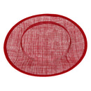 Round Millinery Base Hat Fascinators Hedpiece Making Accessory 31cm Wine Red