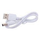 USB 3A Male to DC 5.5x2.5mm Male Adapter Cable 5 Volt DC Barrel Power Jack Charging Cable for Tablet, Electronic Dog, Access Control Attendance (DC5.5x2.5mm) 0.5meter