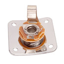 35x35mm Metal Square Guitar Jack Plates Cover for LP Electric Guitar Accessories Silver
