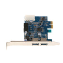 PCI-E to USB 3.0 2 Port PCI Express Expansion Card 19-Pin Power Connector
