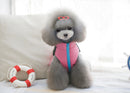 Pet Dog Comfortable Warm Autumn Winter Jacket Warm Coat Puppy Clothing Supplies Apparel Zippered Coat Jacket Pink XL