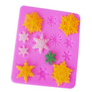 Silicone Cake Mold Fondant Mould Decorating Candy Cookies Chocolate Pastry Baking Mold Ice Baking Tool DIY Snowflake Pattern