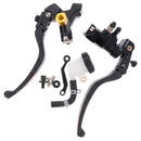 Motorcycle Clutch Brake Levers Foldable Extending Handle Levers Black