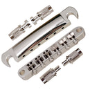 1 Set Guitar Saddle Bridge Tailpiece Silver for Gibson LP/EPI Electric Guitar Parts Bridge