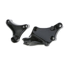 Pack of Two Motor Rear Foot Pegs Pedal for Harley Sportster XL 883 1200 14-16 Black