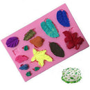 3D Silicone Leaves Mould For Fondant Soap Making Mold Cake Decorating Mould