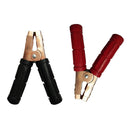 2 Piece Red Black Handle Alligator Test Clamp Battery Clip 1500A For Car