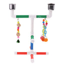 Pet Parrot Wood Stand Perches Toy For Bird Parrots Cockatoo,Budgie,Canary