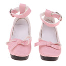 1/3 BJD Girl Dolls Princess Shoes - PU Leather Block High Heels - for LUTS for DOD for Lolita Dolls Party Clothing Accessory Pink