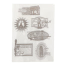 Transparent Landmark building Rubber Stamp Seal Block for Card Making Scrapbooking DIY Album