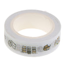 Washi Sticky Tape Journal Making DIY Decorative Collections Cats Images Printed Style Crafts