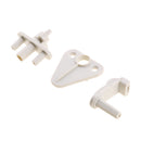 Marine Pontoon Boat Gray Gate Latch Fits 1" 1-1/8" and 1-1/4" Square Tubing
