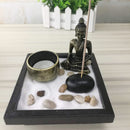 Zen Garden Sand Kit Tealight Holder Relax Spiritural Meditation Home Wedding Party Decor Supplies