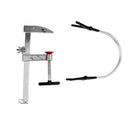 Portable 360 Degree Adjustable Aluminium Alloy Raft Boat Fishing Rod Holder with Clamp